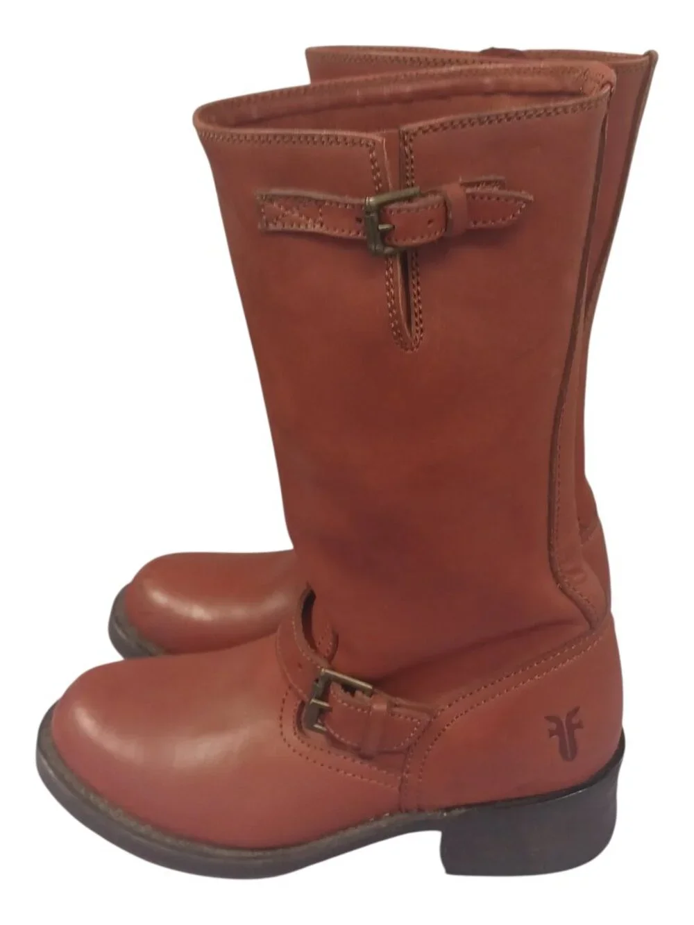 Frye 77515  Redwood Engineer Motorcycle Leather Womens Boot Size 71/2 B - Picture 4 of 11